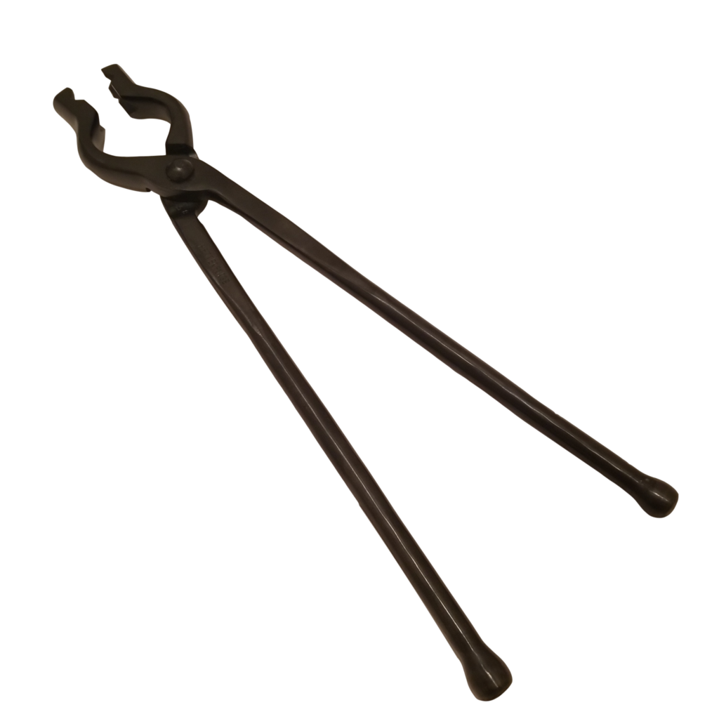 Bolt Tongs With V-Bit Jaws – 16″ – BetterForge Tools